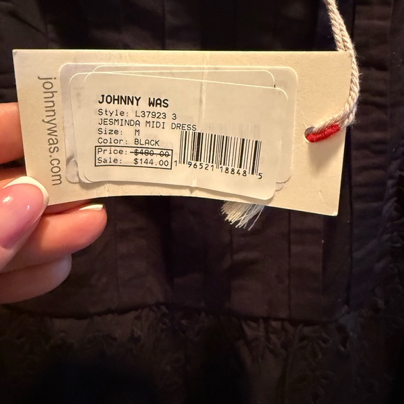 Johnny Was Black Sleeveless Dress - Picture 3 of 11